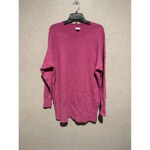 LE LIS Collection Women's Pink Wool Blend Oversized Sweater Size S‎